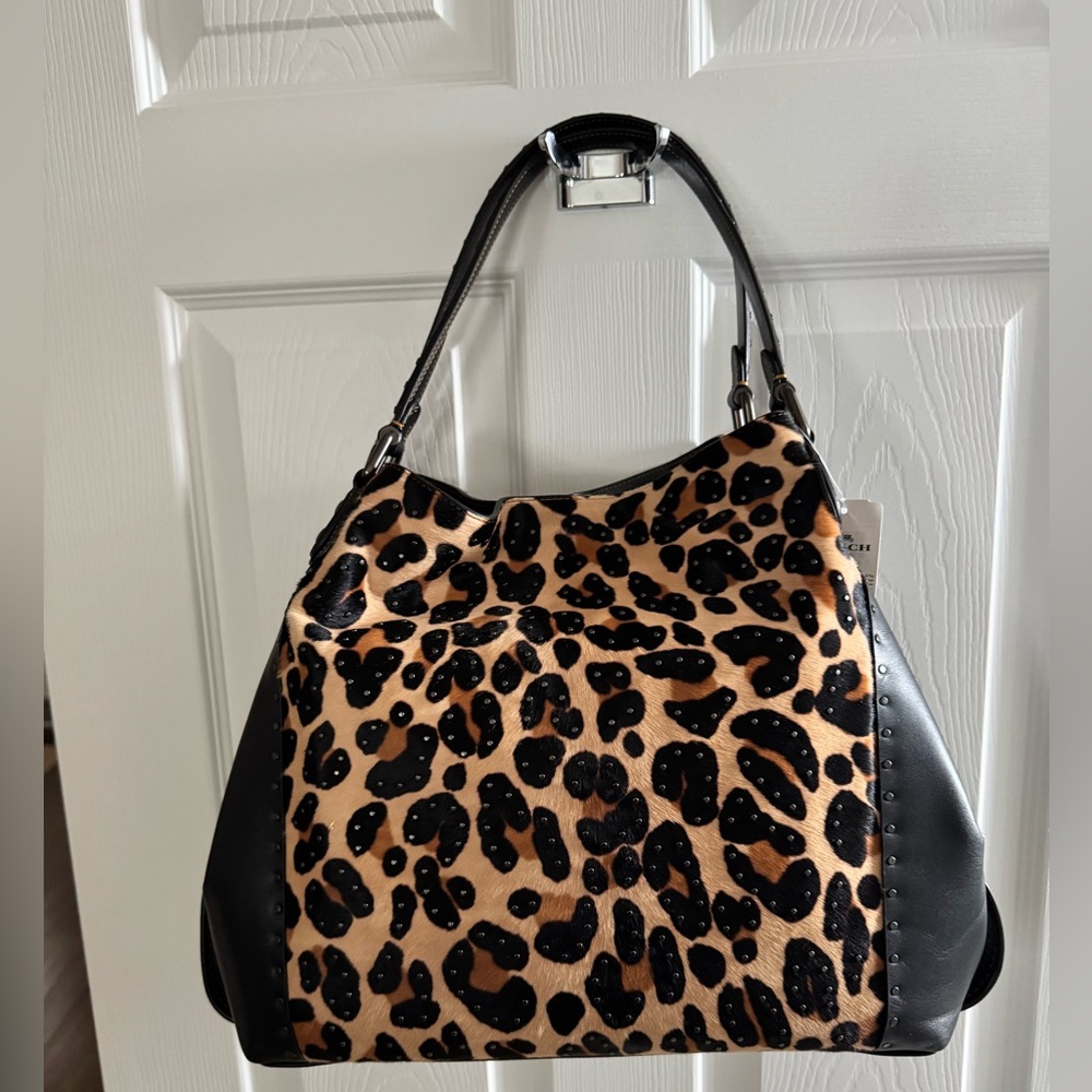 COACH Leopard Print Tote Bag